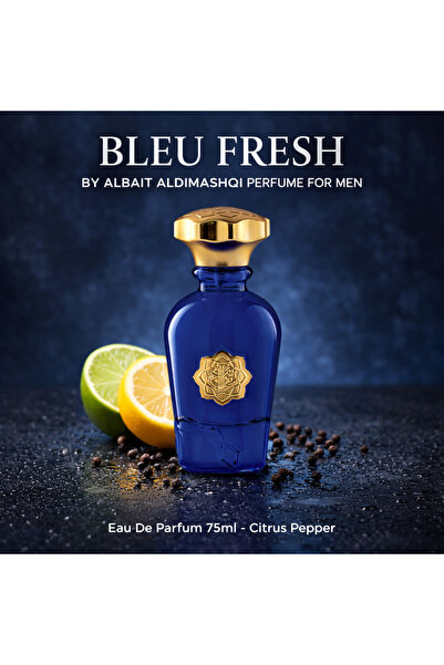 ALBAIT ALDIMASHQI PERFUME BLEU FRESH Perfume For Men, Eau De Parfum 75ml, Cit...