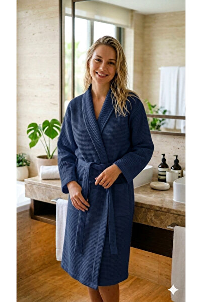 embays collection Pike Bathrobe, Morning Robe, Waffle Pike Bathrobe, Unisex P...