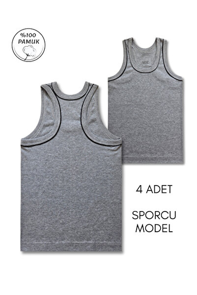 Panfilia 100% Cotton Boys' Athlete Model Athlete Set of 4