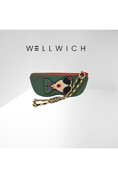 wellwich Silikon Kalemlik ve Gözlük Kılıfı Çok Amaçlı Fermuarlı Organizer Yeş...