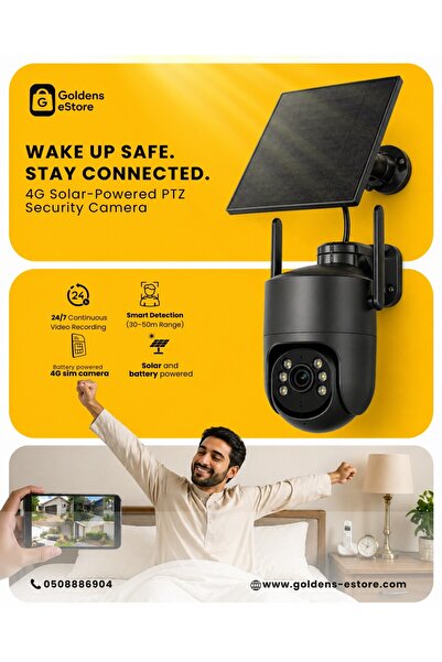 ICAM 365 كاميرا إنترنت تعمل بالطاقة الشمسية ICAM365 A11 بدقة 5 ميجابكسل وتقني...