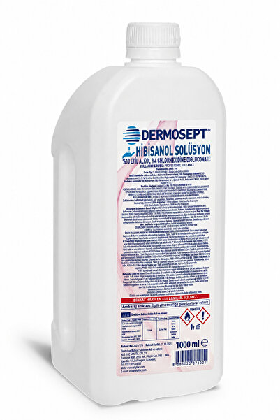 DERMOSEPT Hibisanol Solüsyon Klorheksidin (CHLORHEXİDİNE %4) 1000 ml