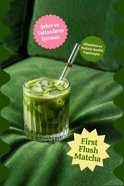Mim and More Strawberry Matcha Powder - Çilek Aromalı Matcha Tozu Doypack, 25 gr