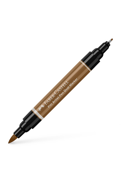 Faber Castell Pitt Artist Pen Dual Marker Umber Brown 180 Faber-Castell