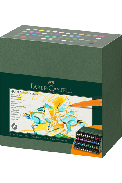 Faber Castell PITT ARTIST PEN STUDIO BOX 48 PCS 2024 FABER-CASTELL
