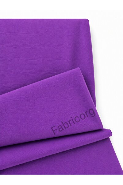 fabricorg قماش البطة من قماش الكتان أرجواني (50 × 180 سم)