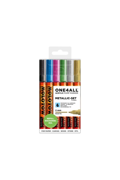 Molotow One4All™ 127HS Металик-Сет