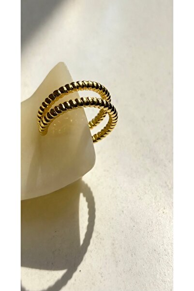 DuCa Handmade Gold Renk Earcuff Küpe (Deliksiz Kullanım)