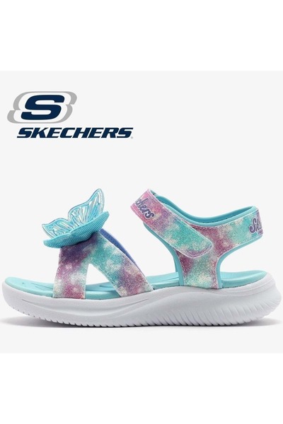 SKECHERS Jumpsters Sandal-Butterfly Brites 303109L Işıklı Ortopedik Çocuk San...