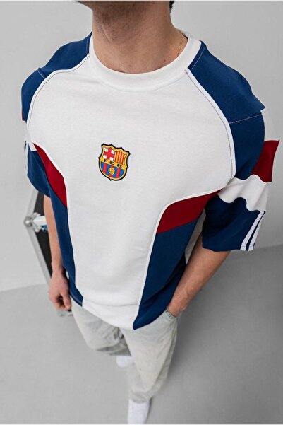 KUN SPORTSWEAR Tricou vintage retro nostalgie color block oversize unisex
