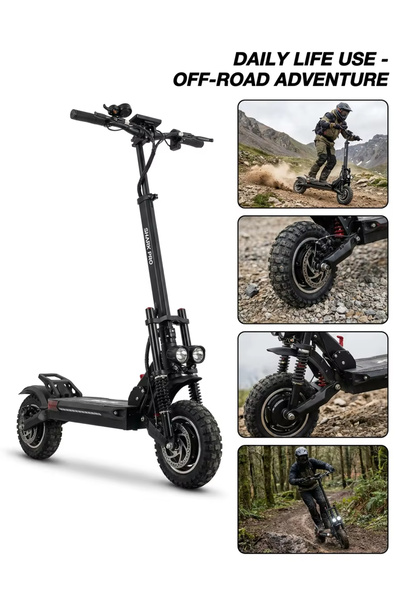 Ummelia Shark Pro 2400W 60kmh Long Range 48V Large Smart Touchable LCD Digita...
