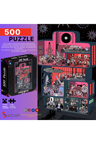 Soi Craft 500 Parça Puzzle Bu Kulüpte Herkes Var Çılgın Parti #217