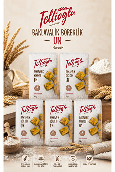 tellioğlu Baklavalık Böreklik Un 5x1 Kg