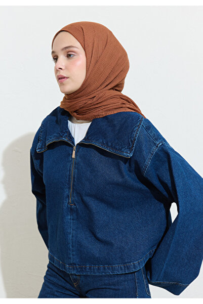 Freshscarfs Modal Crinkle Shawl Tree Bark
