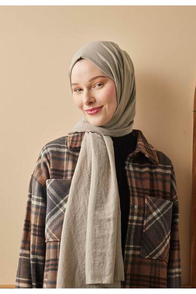 Freshscarfs Pamuk Crash Şal Çakıl Taşı
