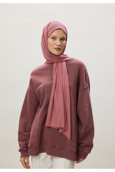 Freshscarfs Penye Şal Gül Yaprağı