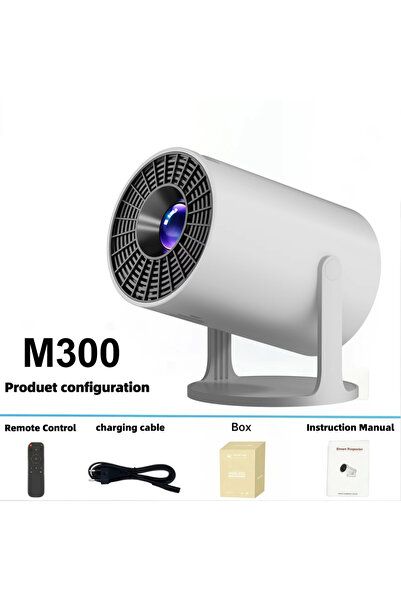Choice1 EU Plug Mini M300 2026 HY300 Projector 4K Dual Wifi6 Android 11 Home ...