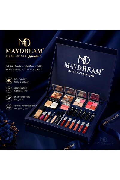 MAYDREAM طقم مكياج مميزة بأنواع وألوان متعددة مختارة بعناية من 24 قطعة من