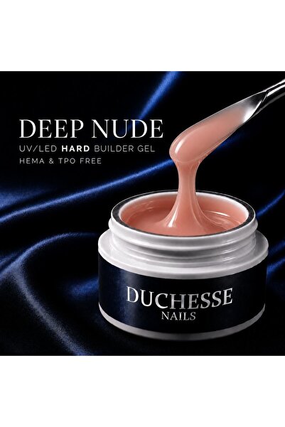 Duchesse Nails Gel UV/LED dur pentru construcția unghiilor, autonivelant, FĂR...