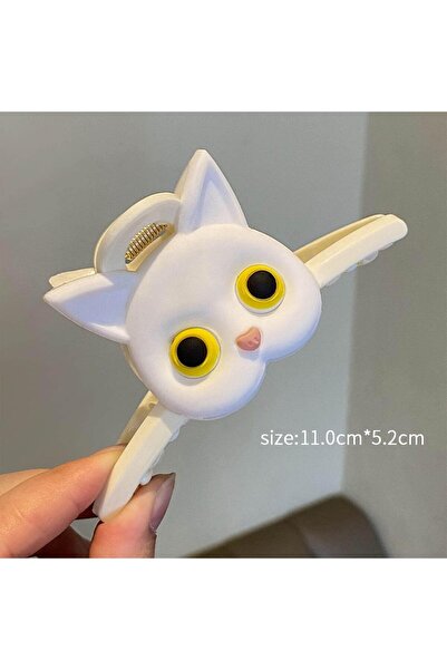 Arabest 4-Pack Cute Cat Hair Claw Clips, Large Strong Hold Styling Accessorie...