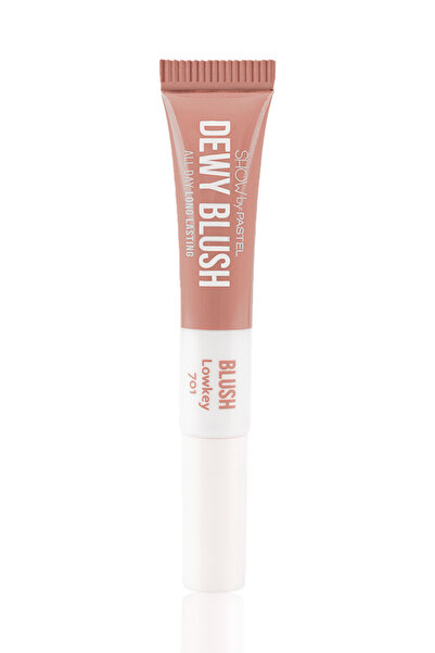 Show by Pastel Dewy Blush – Likit Allık 701 Lowkey Işıltılı Nude Pembe