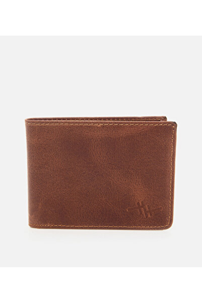 Hotiç Genuine Leather Tan Men's Wallet