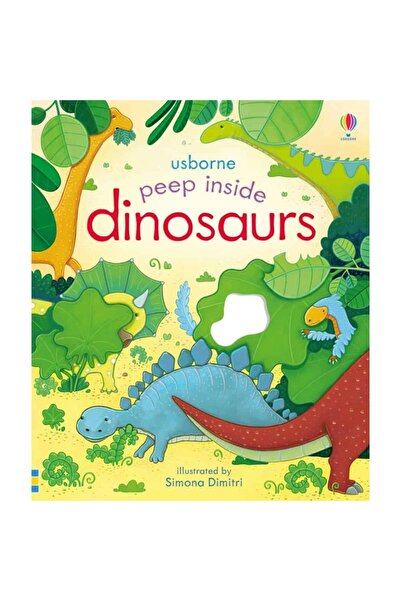 Usborne Peep inside book – peep inside dinosaurs