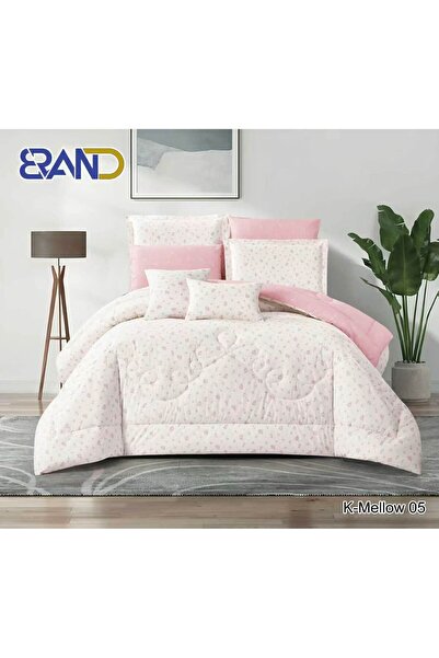 NAJMA ALMAS Luxury Summer Bedding Set, Double Size, 8 Pieces, 100% Cotton