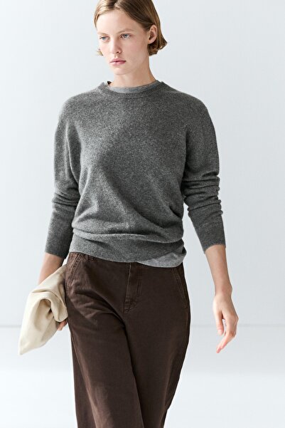 Massimo Dutti Bisiklet yaka kaşmir triko kazak