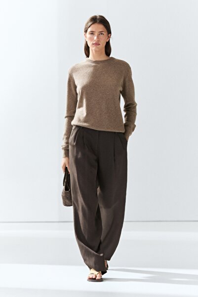 Massimo Dutti Bisiklet yaka kaşmir triko kazak