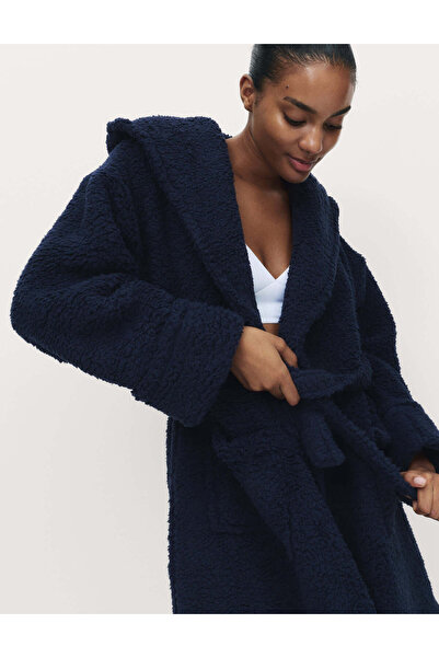 Marks & Spencer Teddy Borg Kapüşonlu Sabahlık