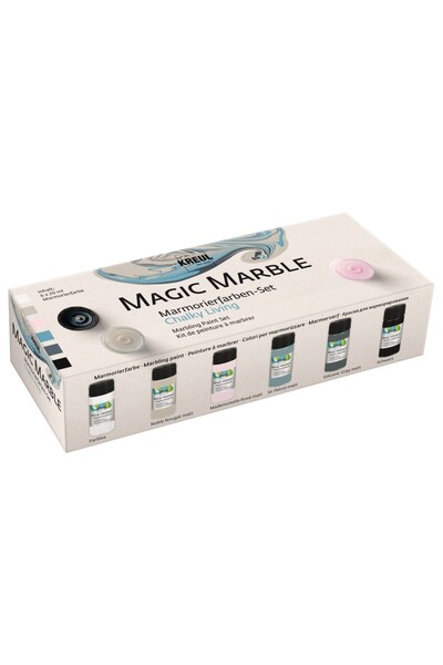 Kreul Magic Marble Marbling Chalky Living Kreul, set 6 buc x 20 ml