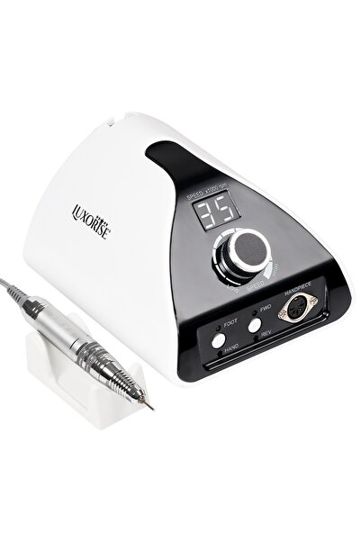 LUXORISE Pilă de unghii profesională Energy Elite - LUXORISE, 35.000 RPM, Albă
