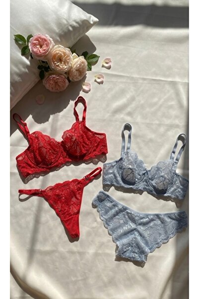 MAİZEN Set de costume pentru bralet cu sârmă din dantelă