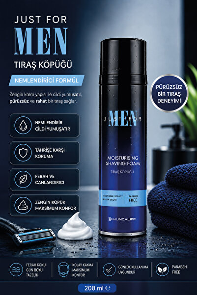 Huncalife Just For Men Traş Köpüğü