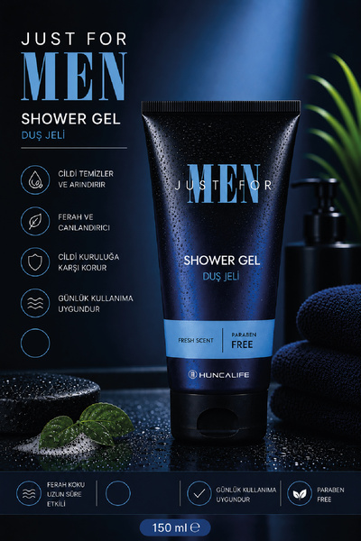 Huncalife Just For Men Duş Jeli 150 ml