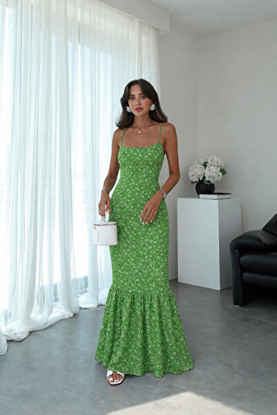 Noi Belis Rochie țesută florală în linie A, mărime maxi SS26EL0035