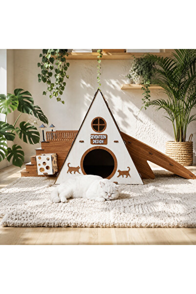 Bungalov Kedi Evi, Bungalov Kedi Yuvası, Kedi Evi, Kedi Yuvası, Kedi Oyun Alanı