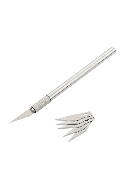 Lawazim Pro7 Precision Knife with Extra Blades - 14cm Craft Knife with 5 Spar...