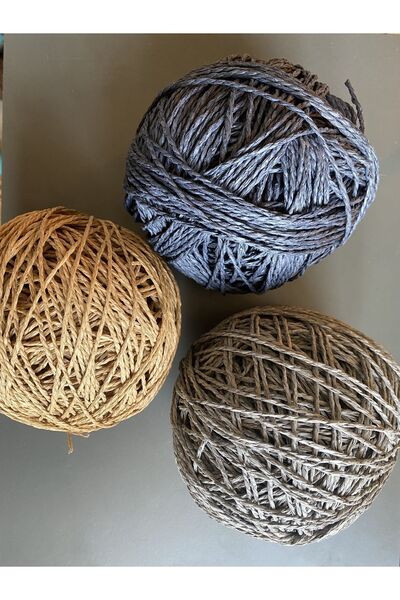 Mai Handmade Kağıt İp 3’lü Set Toplam 150 gram