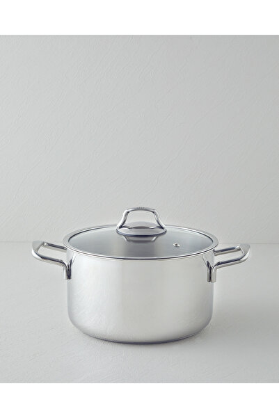 English Home Glow Çelik Derin Tencere 24x14 cm Silver