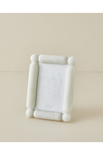 English Home Alina Polyresin Çerçeve 10x15 cm Beyaz