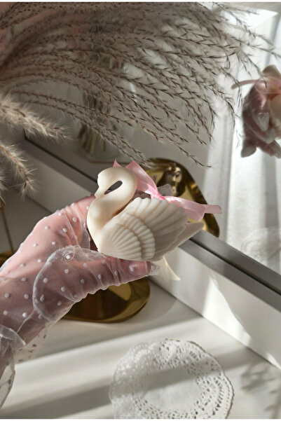 Evremly Home Kuğulu Dekoratif Kokulu Mum