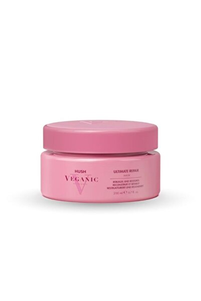HUSH Veganic Ultimate Repair Yıpranmış Saçlar İçin Onarıcı Maske 200 ml