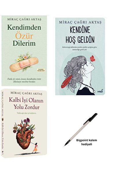 İndigo Kitap Kendimden Özür Dilerim / Kalbi İyi olanın yolu zordur / Kendine ...