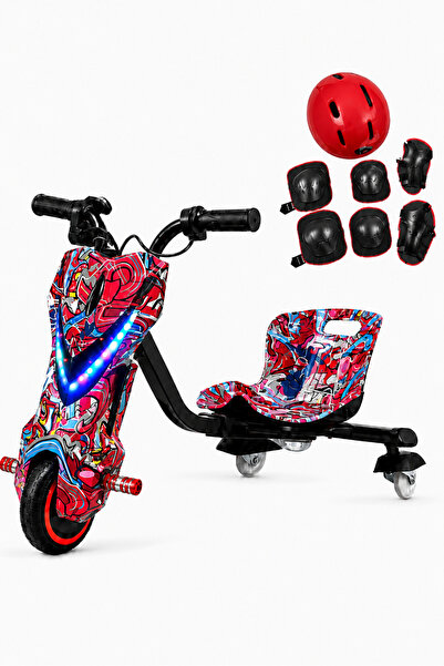 Scooter سكوتر درفت ميني الكهربائي 36V للأطفال - طقم الحماية الكامل (7 قطع) | ...