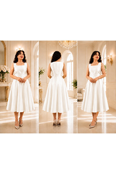 Butik AURA BEYAZ ELBİSE