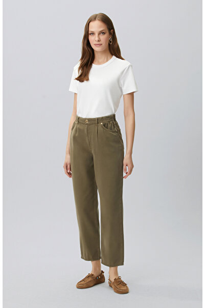 Network Haki Desenli Casual Pantolon