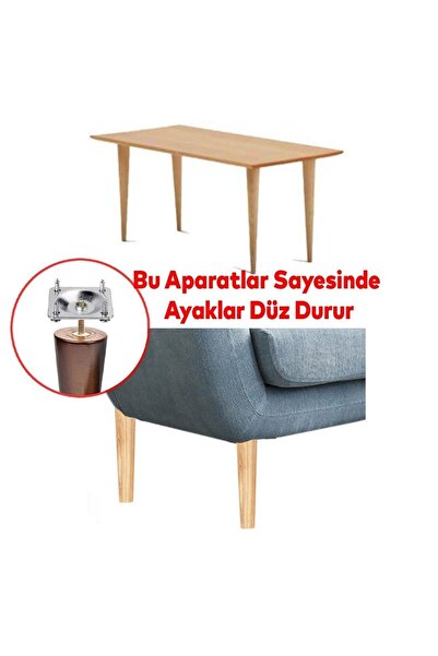 NZB Mobilya Kanepe Masa Baza Zigon Sehpa Ayağı Metal Bağlantı Aparatı M8 Civatalı Düz Ayak Tabanı 1 ADET