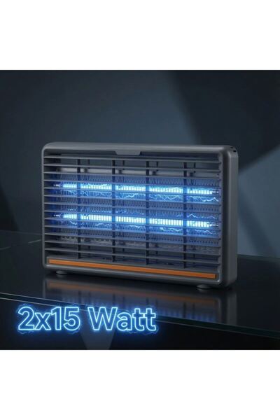 Sezy 2x15 Watt Elektrikli Sinek Sivrisinek Öldürücü | 12 Metre Çekim Gücü - K...